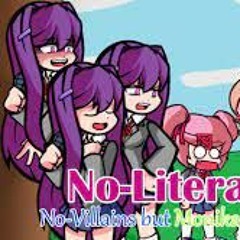 "No Literature" -- No Villains but Monika and Yuri sing it -- FNF Cover