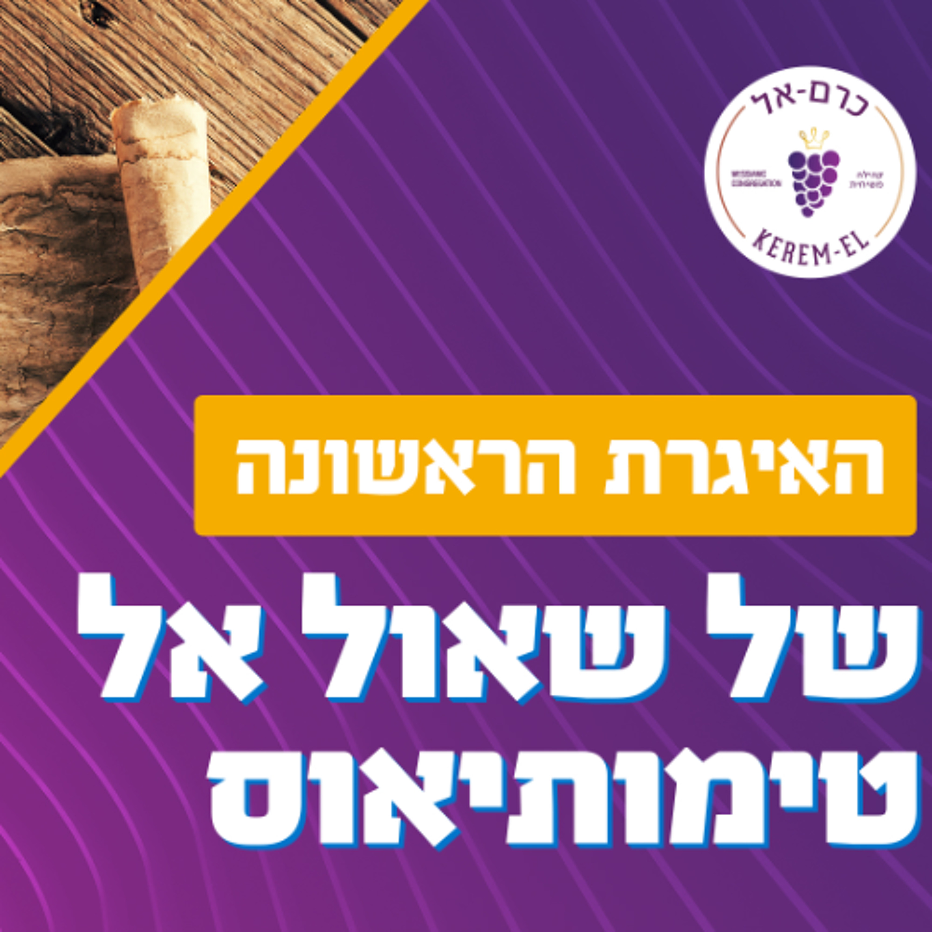 1 לטימותיאוס פרק ה' פס' 4-8: נתינה ללא הבחנה - 6.11.2021 episode artwork