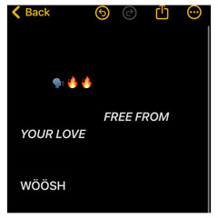 FREE FROM YOUR LOVE