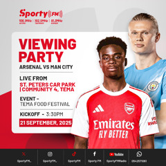 VIEWING PARTY - ARSENAL vs MANCITY OFFICIAL PROMO