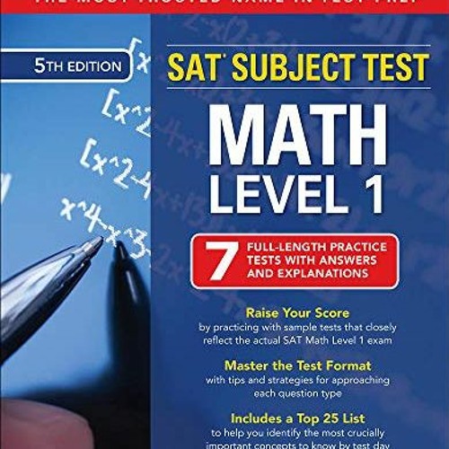 Stream Open PDF McGrawHill Education SAT Subject Test Math Level 1