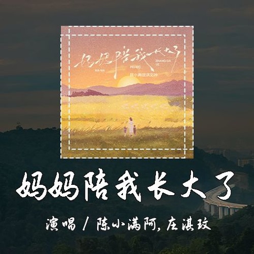 陈小满阿,庄淇玟 - 妈妈陪我长大了 [长大后才明白 除了妈妈没人 愿意为你一辈子付出] 【動態歌詞/pīn yīn gē cí】