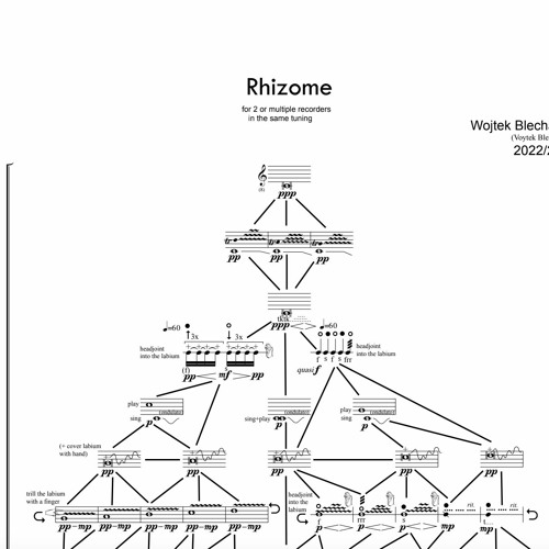 Arbor+Rhizome (version for 4 performers)