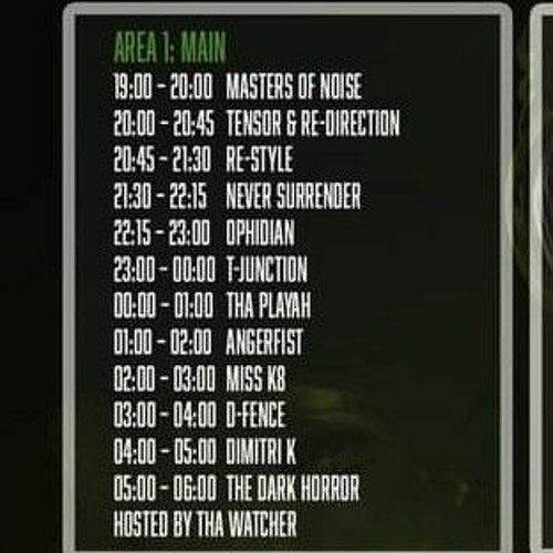 ArmyOfHardcore25.12.22 - AREA 1: MAIN - Hosted by THA WATCHER