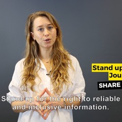 Stand up for women journalists #M4W