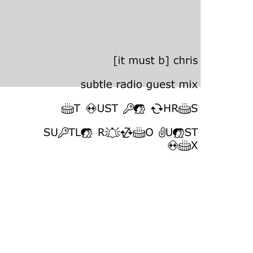 subtle radio guest mix 1
