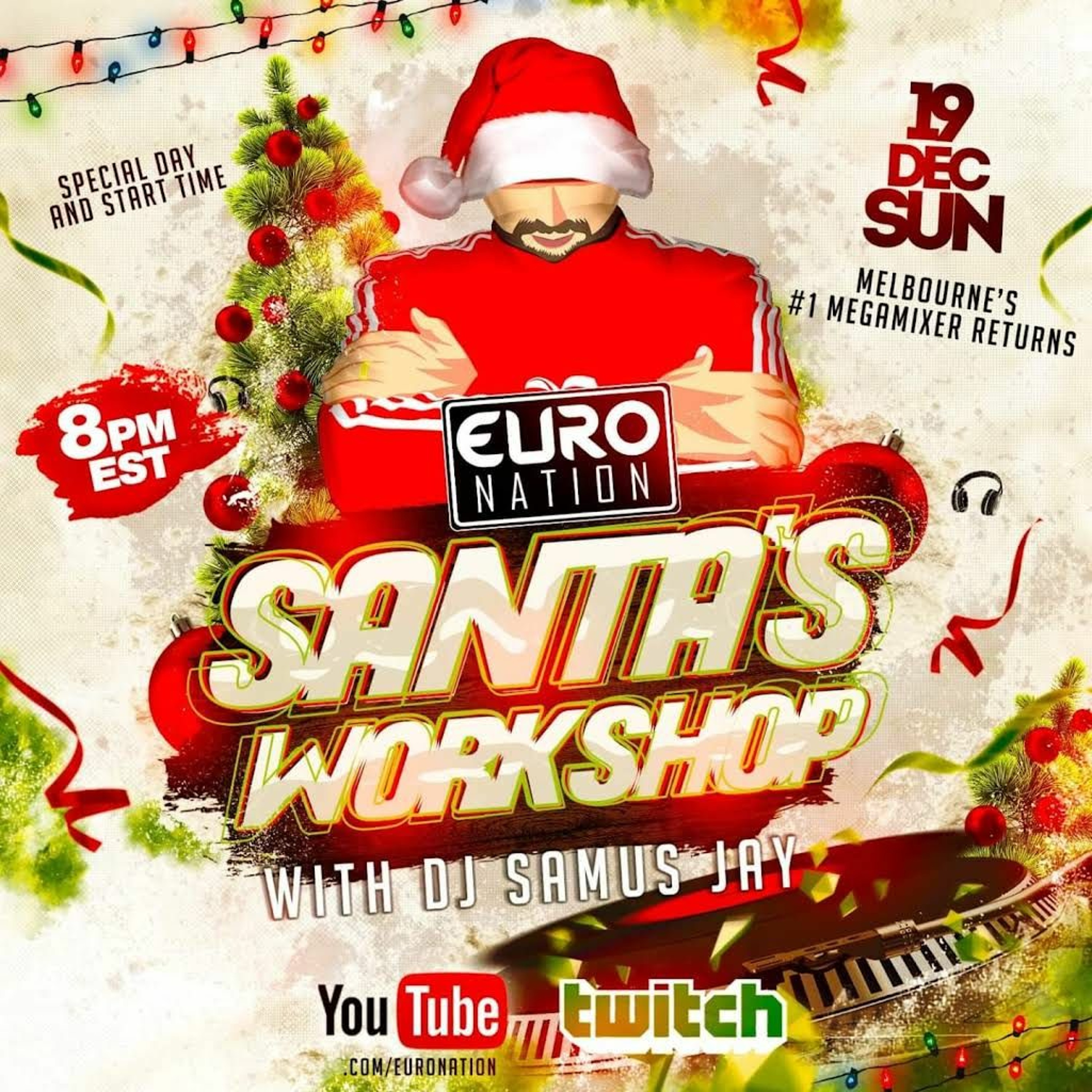 Euro Nation XMAS 2021 with SAMUS JAY episode artwork