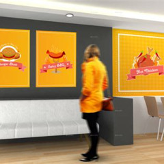 Stand Branding Mockup Scene Free Kostenlos Downloaden