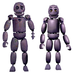 FNaC blank nomral and withered - Five nights at candy's Fandub collab