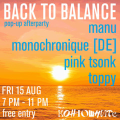 Monochronique - Back to BALANCE (Live at The Stables, Plovdiv August 2025)