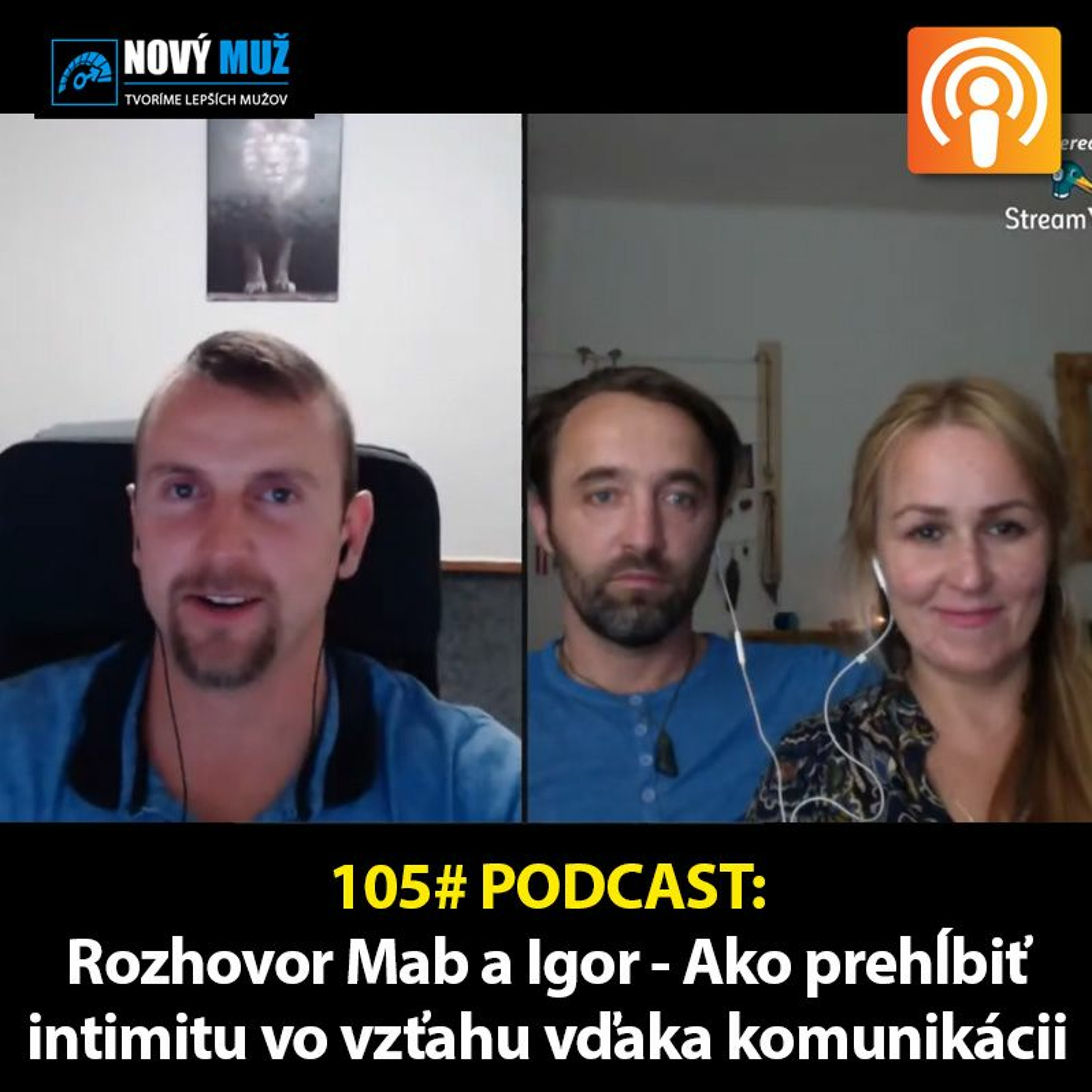 105# PODCAST - Rozhovor Mab a Igor - Ako prehĺbiť intimitu vďaka hĺbkovej pocitovej komunikácii