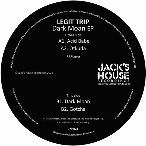 B.1 Legit Trip DARK MOAN  preview VINYL ONLY