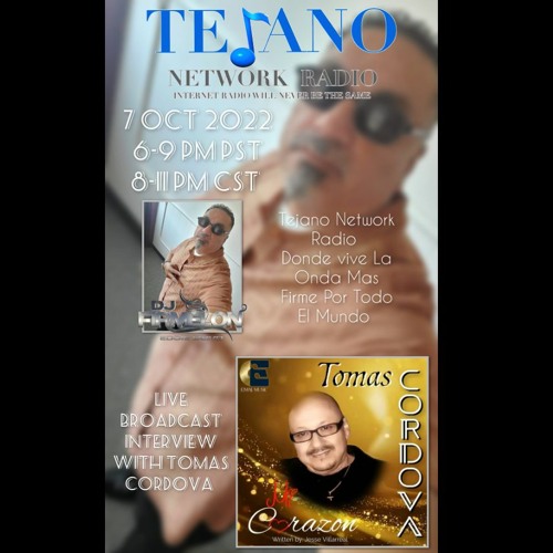 Stream 7 Oct 2022 Int. con Tomas Cordova by Eddie Olivo Listen online