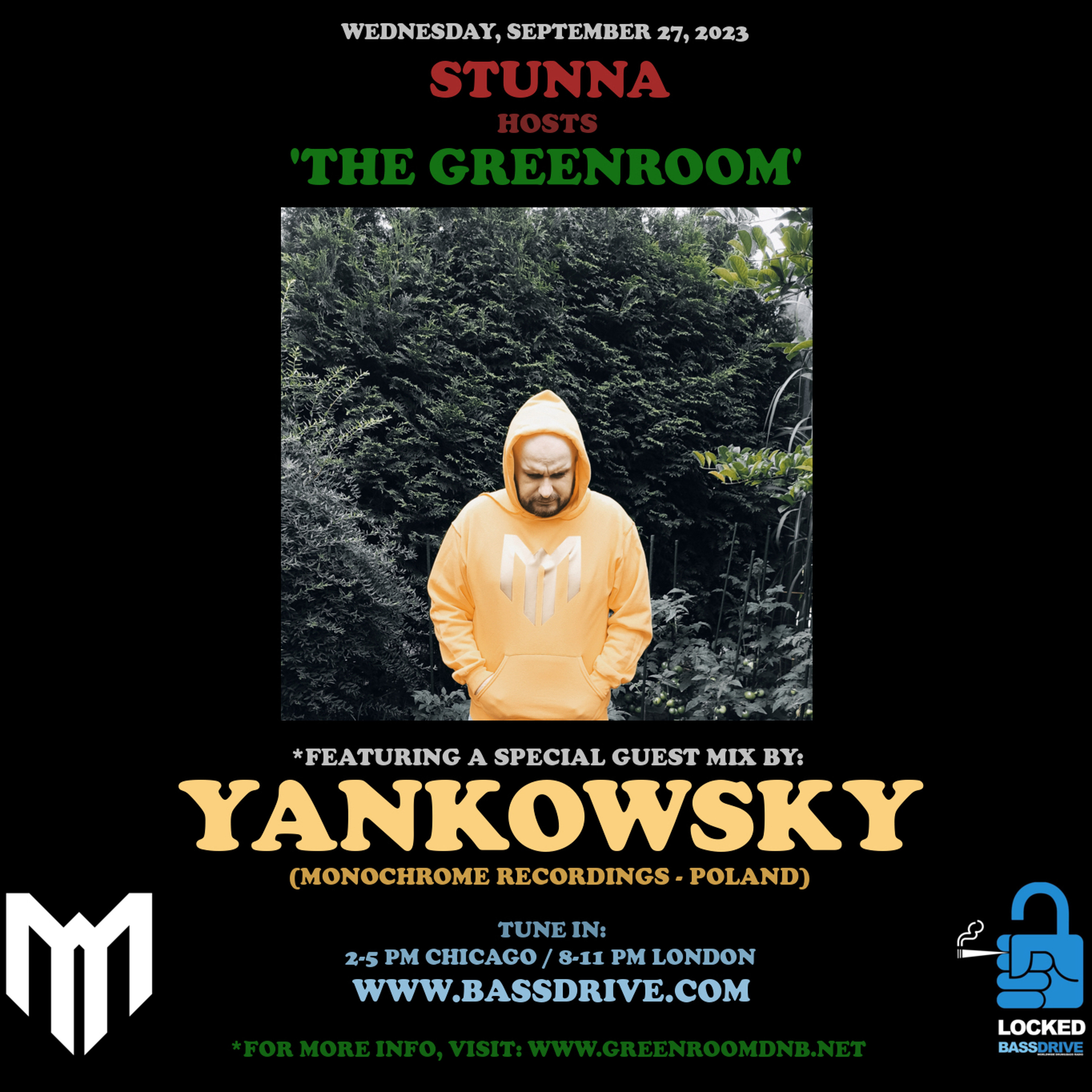 STUNNA Hosts THE GREENROOM with YANKOWSKY Guest Mix September 27 2023 episode artwork