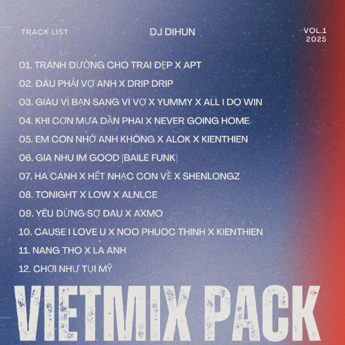 VIETMIX PACK 1 ( 12TRACKS ) - DIHUN PREMIUM