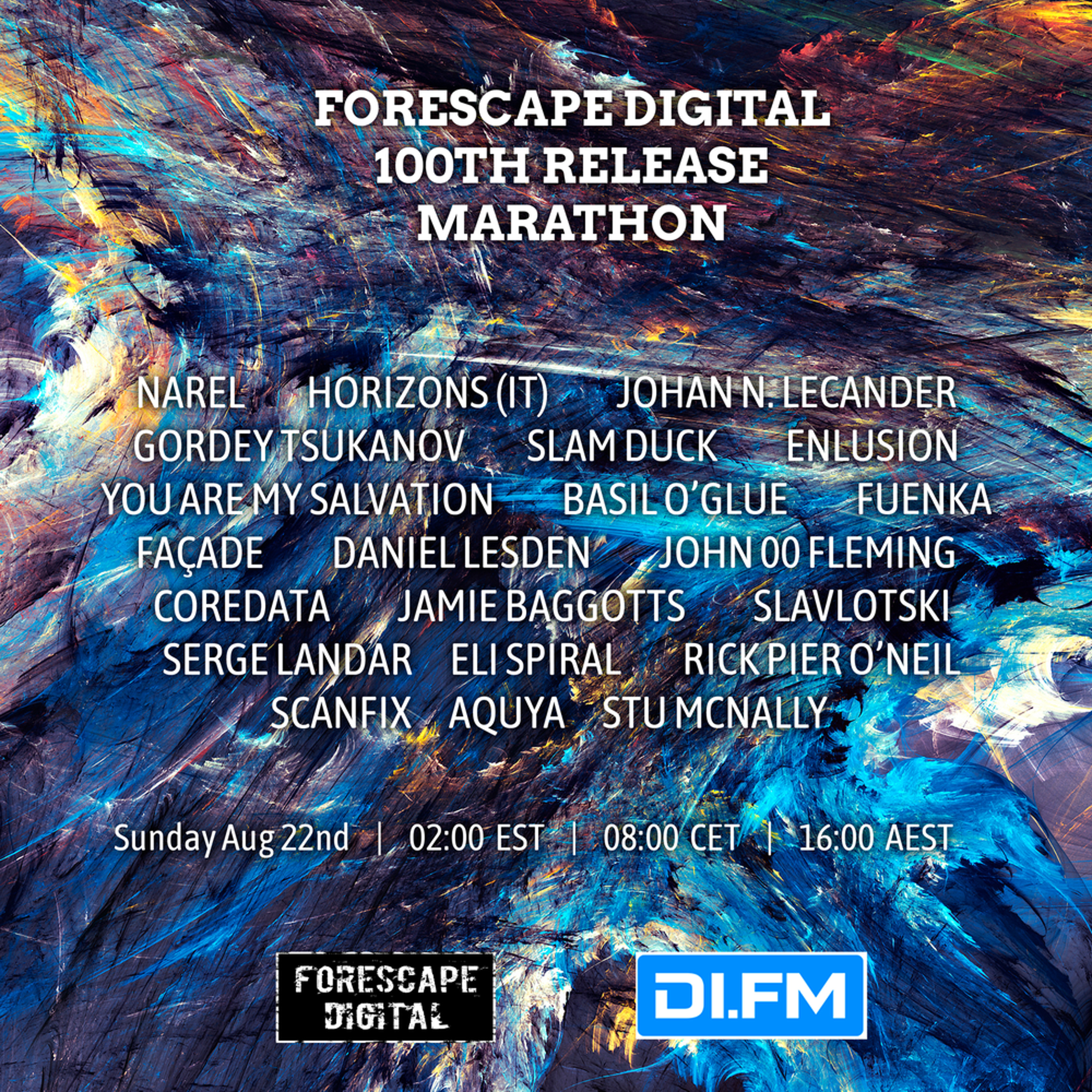 [Progressive House] Forescape 100th Release Marathon (22 August 2021) Guest Mix episode artwork