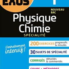 [Télécharger le livre] Physique-Chimie Tle générale (spécialité) : exercices résolus - Nouvea