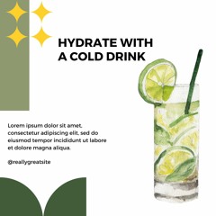 Hydrate With a Cold Drink