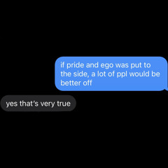 pride / ego