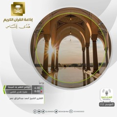 القارئ أحمد عبدالرزاق نصر - وربك يخلق ما يشاء ويختار