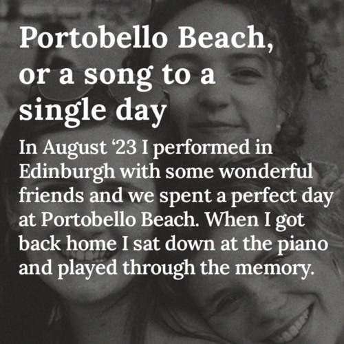 Portobello Beach, a song to a single day