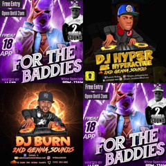 DJ HYPER & DJ BURN 2ND GENNA SOUNDS LADIES NIGHT AT SANTANAS 4/18/25