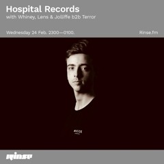Hospital Records with Whiney, Lens & Jolliffe b2b Terror | Rinse FM | 24 January 21