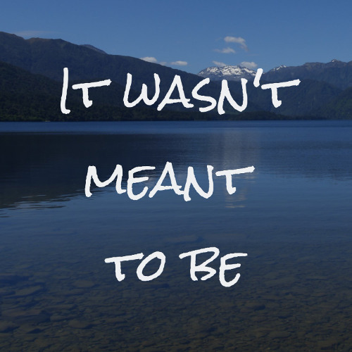 Kev Earley - It Wasn't Meant To Be