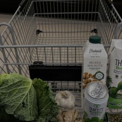 sad in the grocery store