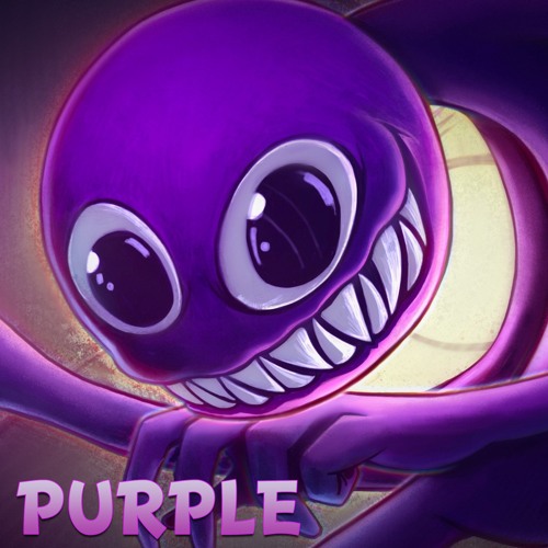 Rainbow Friends Purple Art in 2023  Purple art, Rainbow, Singing monsters