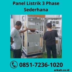 TERBAIK, 0851.7236.1020 Panel Listrik 3 Phase Sederhana