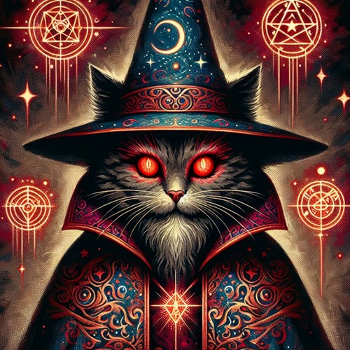 Evil fucking wizard cat