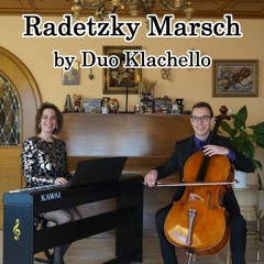 Radetzky Marsch - Johann Strauss | 🎵 Sheet Music Piano & Cello - Duo Klachello 🎹🎻
