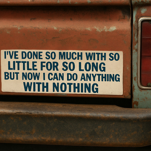 So Much, So Little, So Long