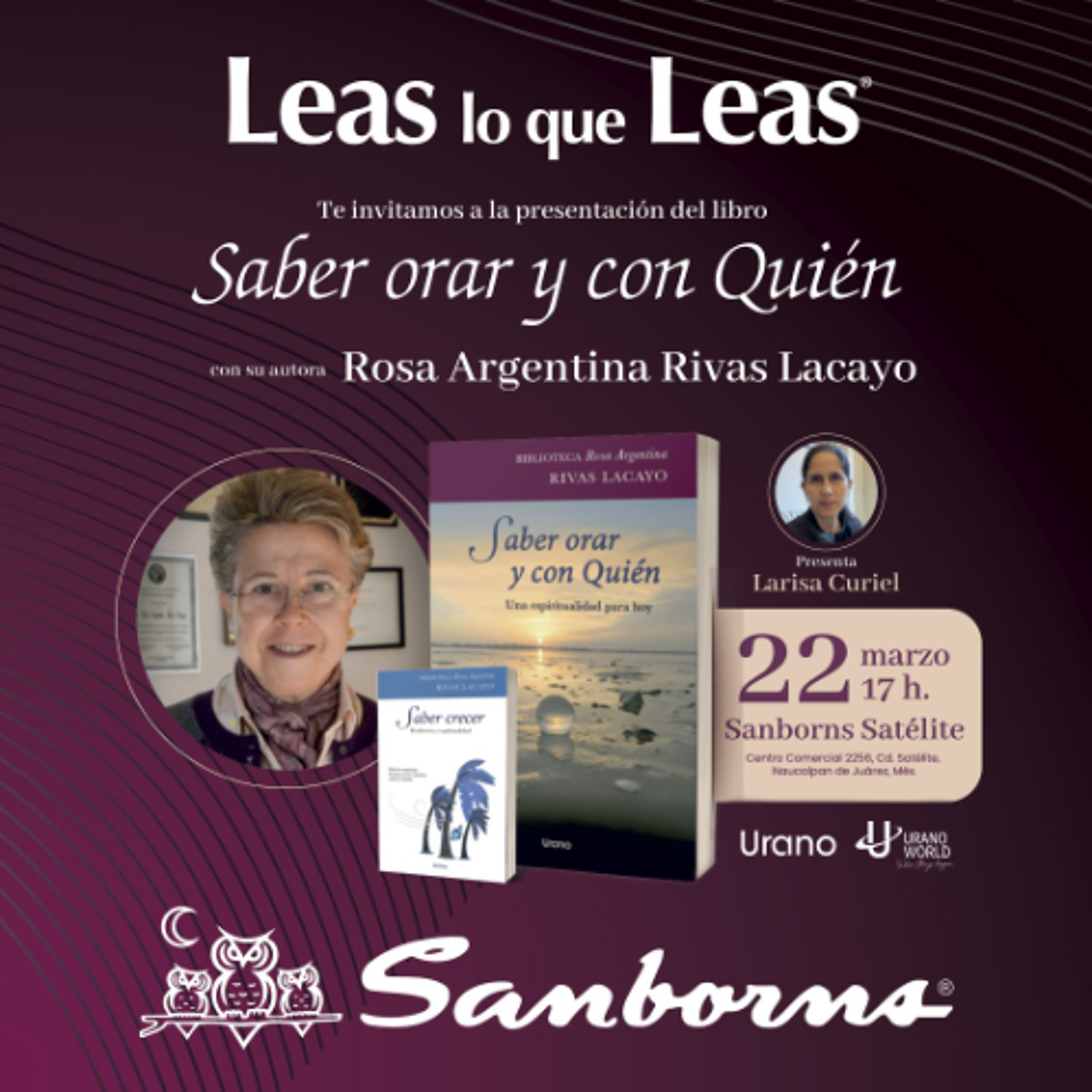Portada de Rosa Argentina Rivas Lacayo