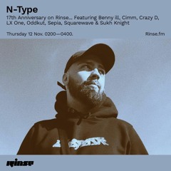 N-Type 17th Anniversary with Special Guests - 12 November 2020 (Oddkut minimix)