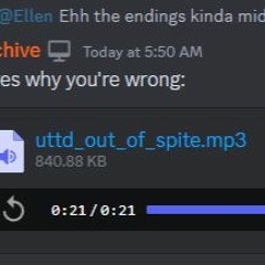 undertale to dust freakshow but i covered part of the ending out of spite