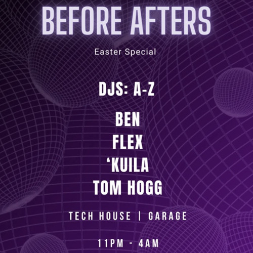 BEFORE AFTERS @ KABLE CLUB MCR