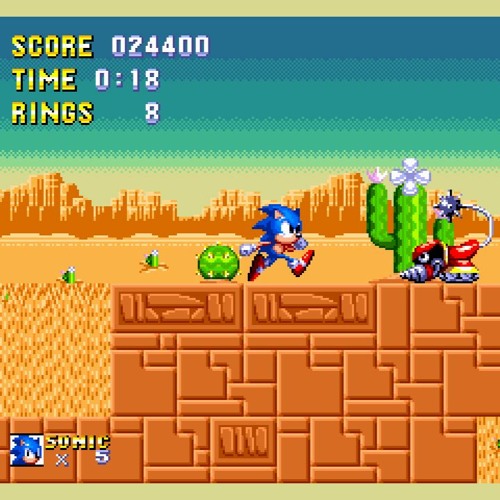 Sand Sanctuary Zone - Mega Drive Arrangement