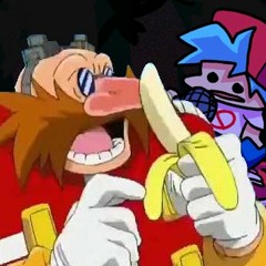 The Eggman Part Of Triple Trouble But Eggman Eats A Banana