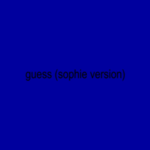Charli XCX- Guess (SOPHIE Version)