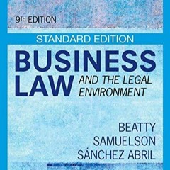 [PDF] Business Law and the Legal Environment - Standard Edition (MindTap