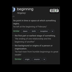 BEGiNNiNG