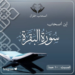 أصحاب القرآن | سورة البقرة - المجلس السادس -بلاء عظيم