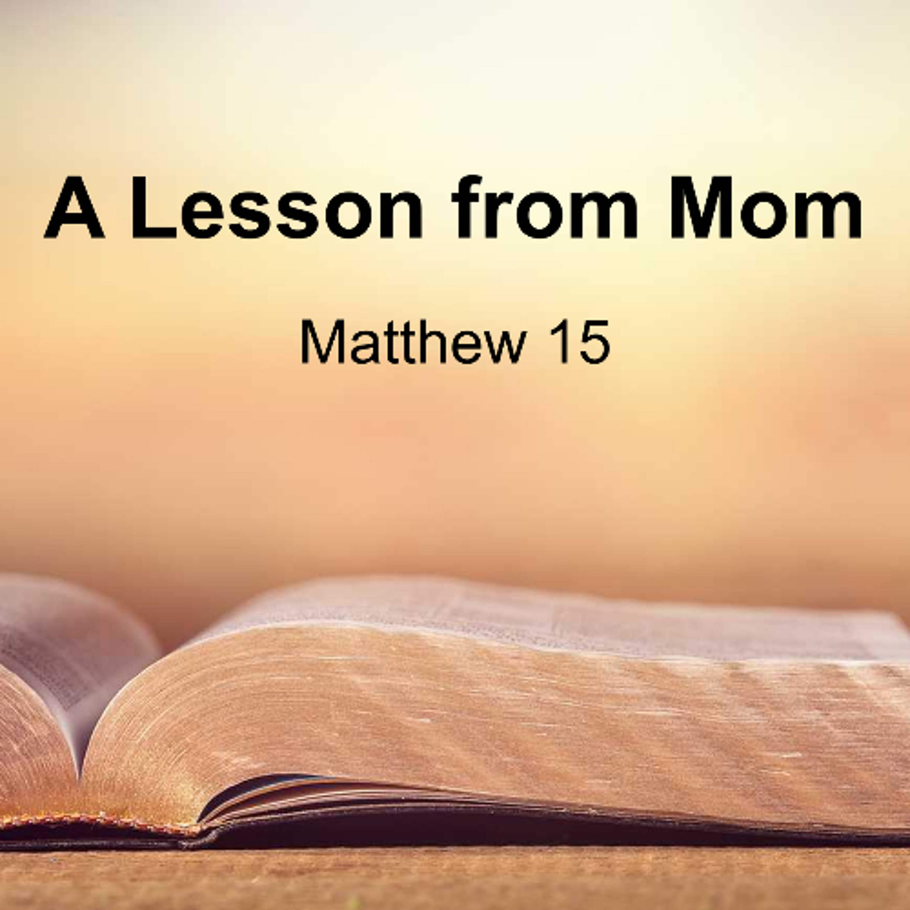 A Lesson from Mom episode artwork