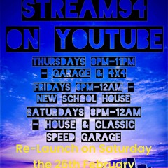 Stream94 Promo "Saturday the 26th Febuary 8PM - 12AM Live On youtube"