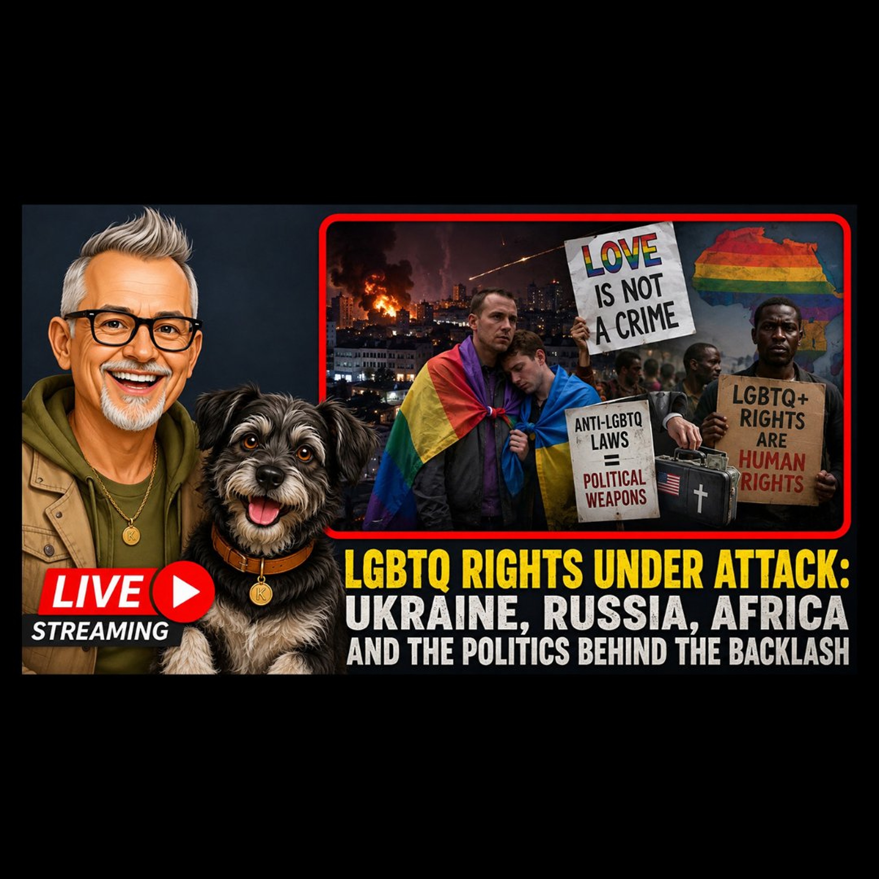 LGBTQ Rights Under Attack: Ukraine, Russia, Africa and the Politics Behind the Backlash episode artwork