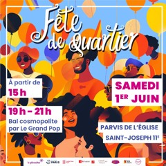 Fete De Quartier Paris 11eme - 1er Juin 2024