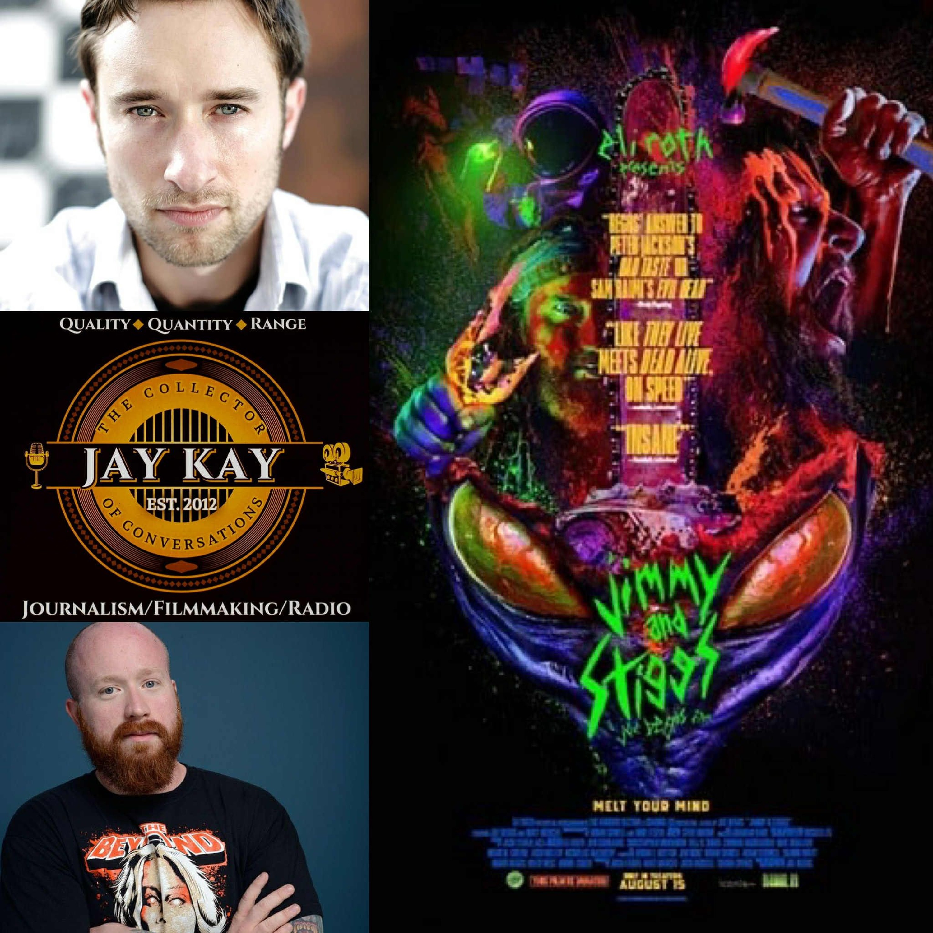 HHR Ep. 470: We dive into the Joe Begos's bonkers alien abduciton film "Jimmy & Stiggs" with Producers Josh Ethier & Matt Mercer episode artwork