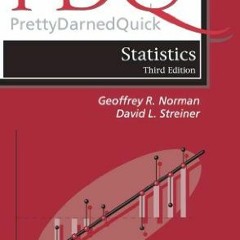 [READ] PDF ✅ Pdq Statistics (PDQ Series) Third Edition by  Geoffrey R. Norman &  Davi